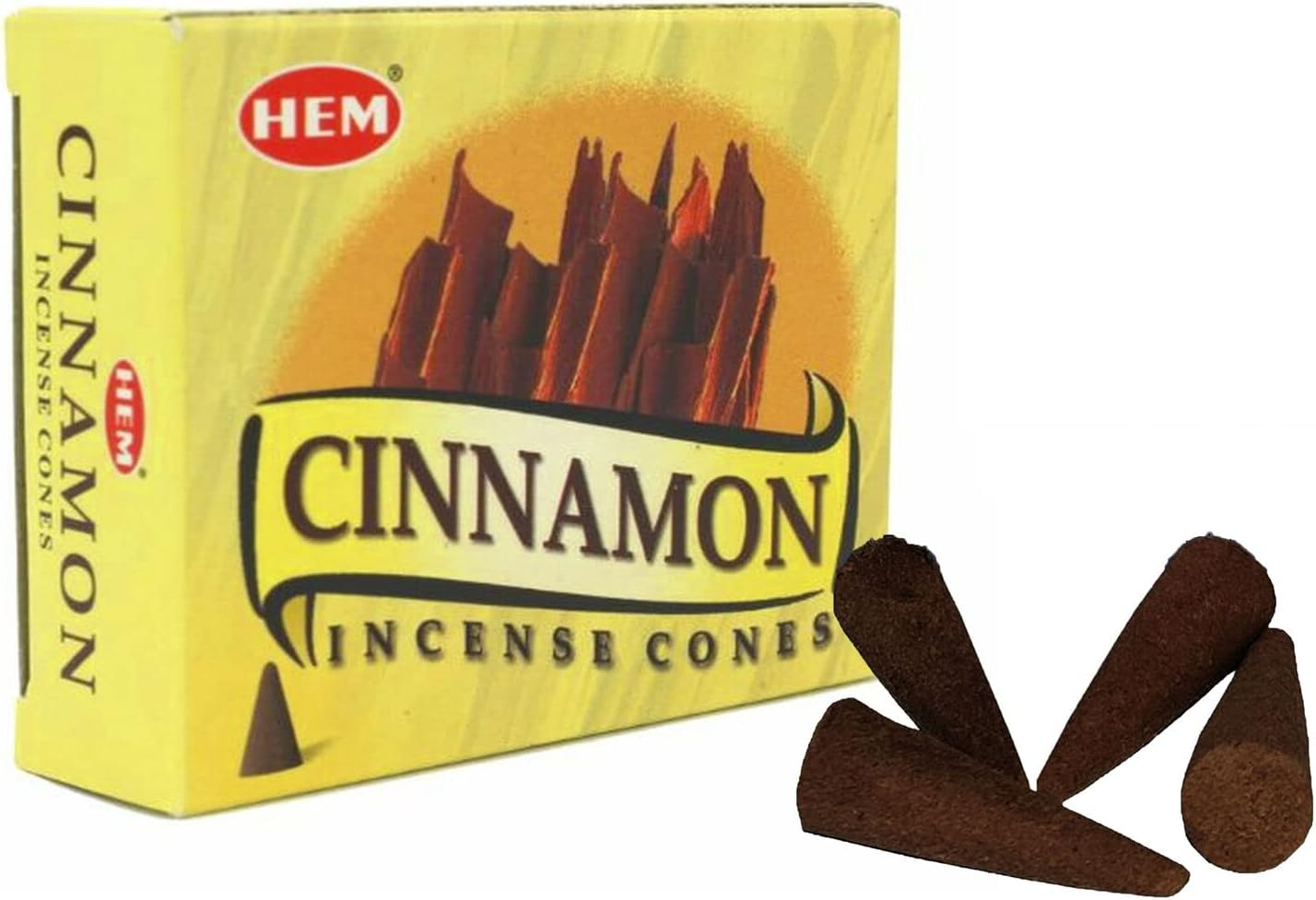 Generic 120X Cinnamon Incense Cones Natural Fragrance Smoke Air Purifier