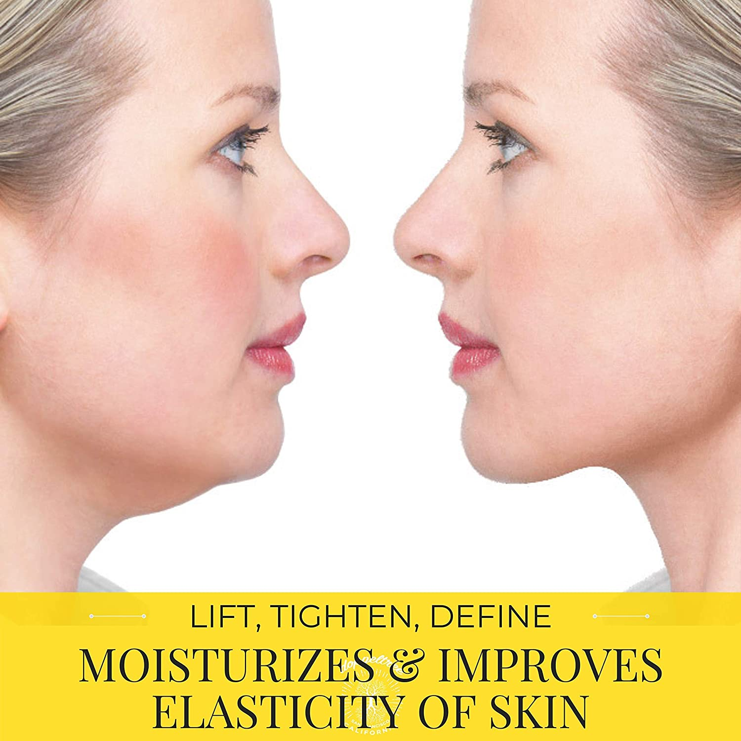 V Line Lifting Mask - Made in USA - Double Chin Reducer, Face Lift and Firming Strap - Lifts, Tightens Jawline and Chin (5 Masks) image number 6