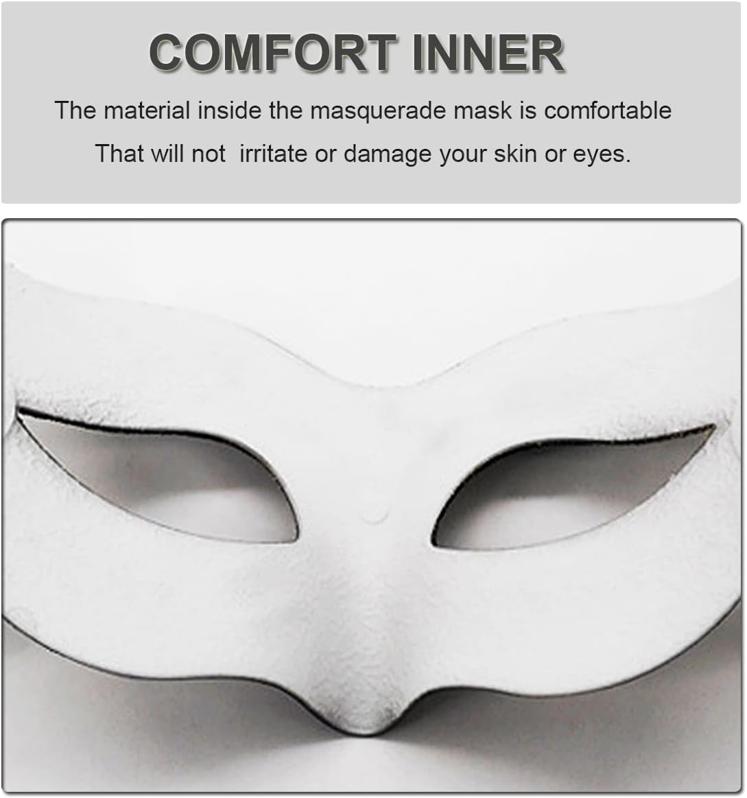 Masquerade Mask for Couples Lace Eye Mask Venetian Carnival Halloween Mask Party Ball Prom Mask Costume Mardi Gras 2Pack image number 3