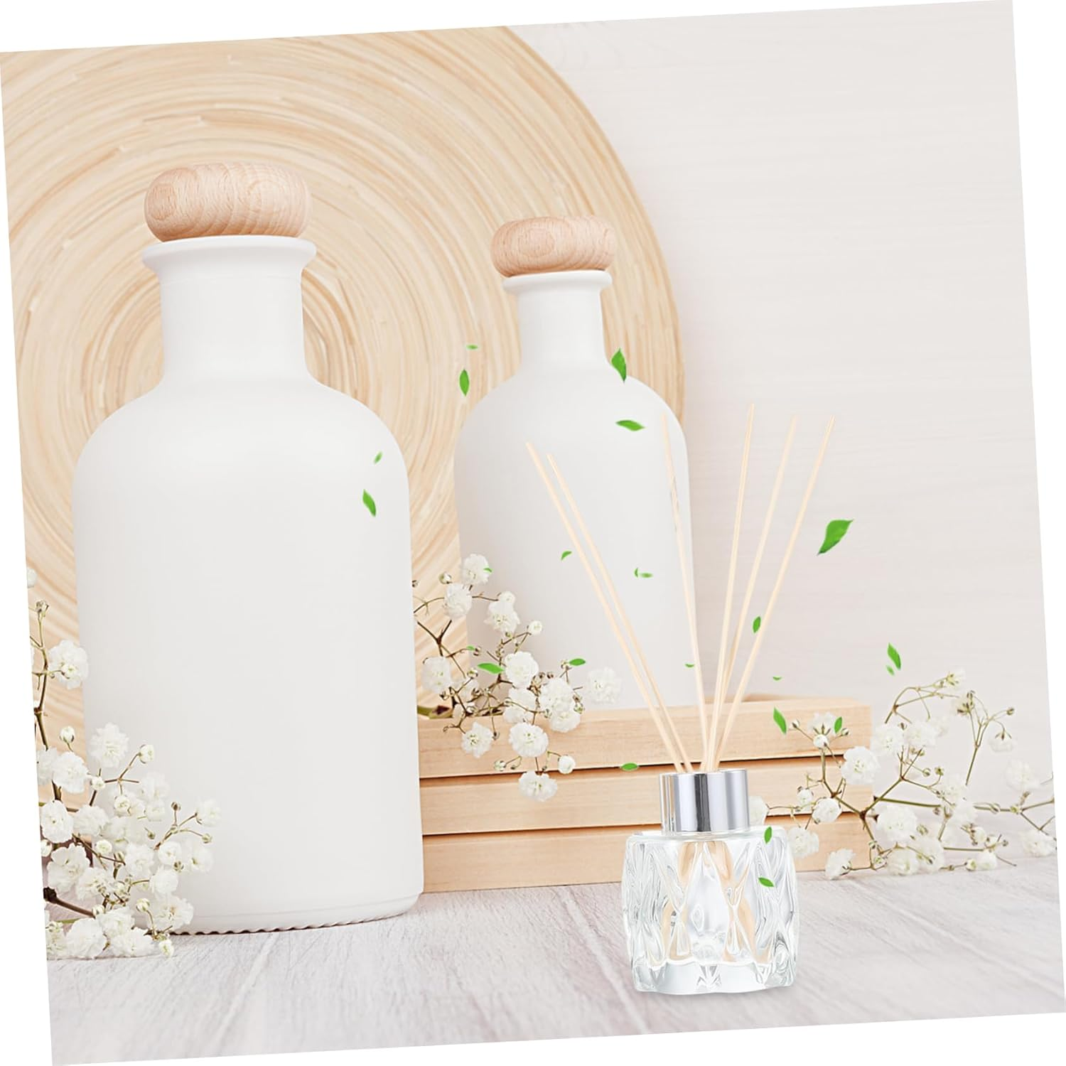 Ciieeo Elegant Diffuser Bottles Aroma Bottles Diamond Design Home Aromatherapy