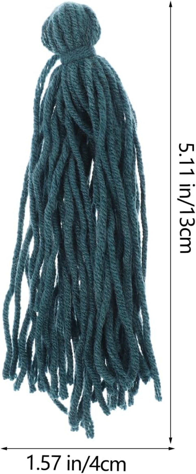 INOOMP Fish Spawning Mop for Aquarium Breeding Floating and Sinking Angelfish Egg Laying Mop with Natural Substrate for Fish and Shrimp 5 Pieces 5.12X1.57X1.18In image number 3