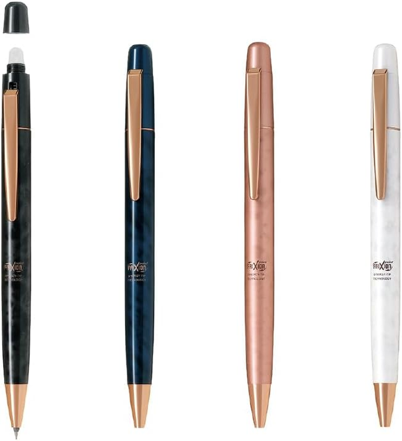 Pilot Frixion Point Knock Biz Marble Blue LFPK-3SS4-MAL Black image number 2