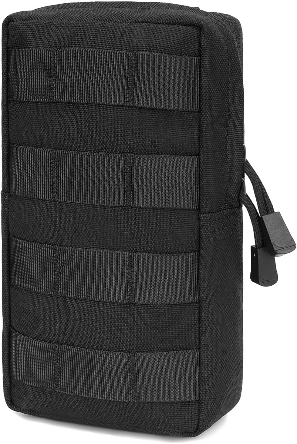 TRIWONDER Tactical Pouch Molle Pouches EDC Utility Pouch Bags Tool Pouch Waist Bag Outdoor Accessory Bag for Military Backpack Storage Bag - 02 Black - 2 Pack image number 7