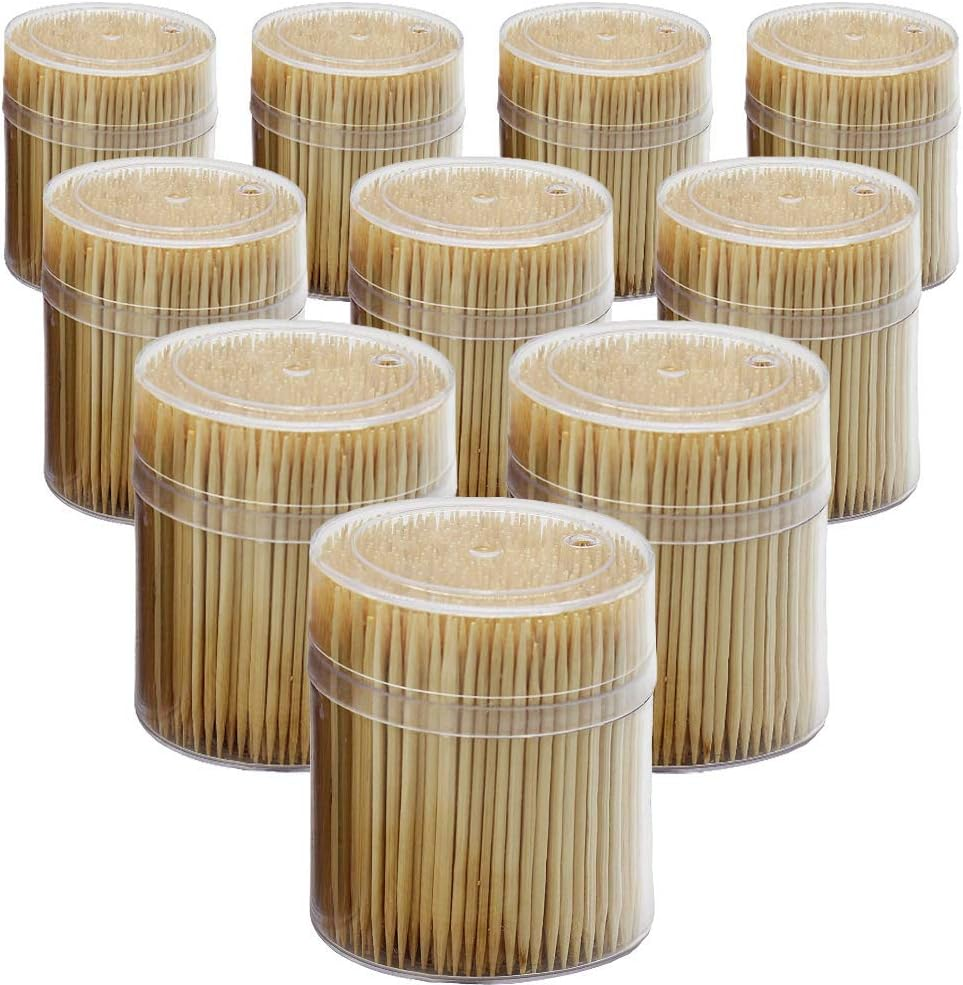Montopack Bamboo Wooden Toothpicks (Individually Paper Wrapped - 1000 Pieces) image number 6