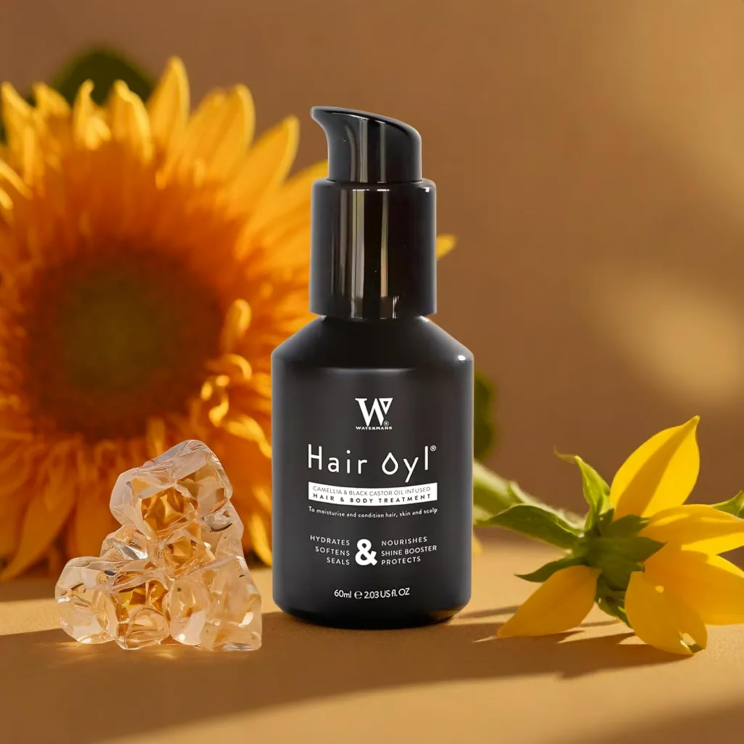 Watermans Hair Oyl Hair & Body Treatment 60Ml image number 1