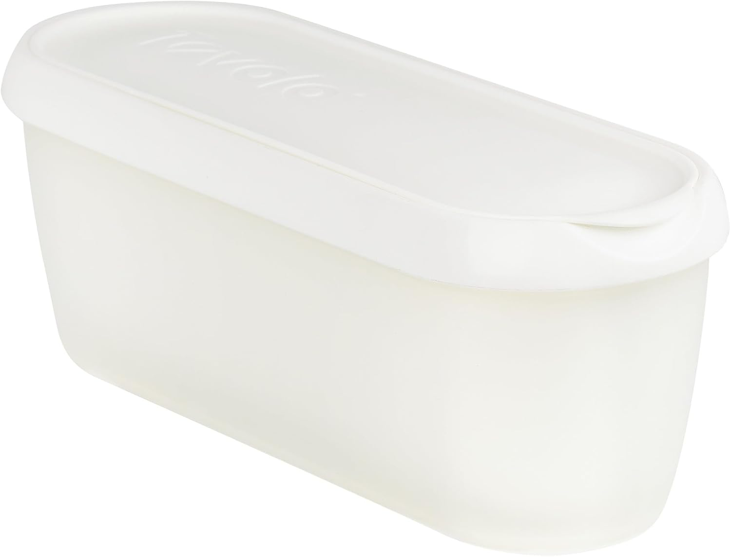 Tovolo Glide-A-Scoop Ice Cream Tub, 1.5 Quart, Insulated, Airtight Reusable Container with Non-Slip Base, Stackable on Freezer Shelves, Bpa-Free, White image number 5