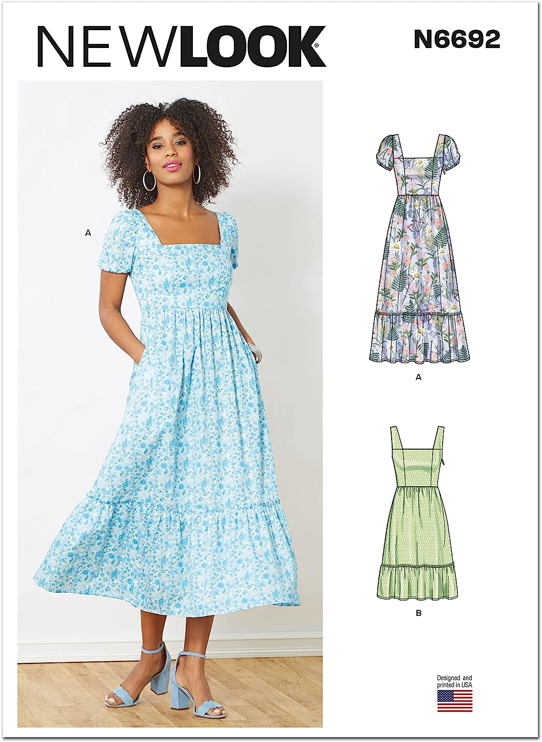 Newlook UN6692A Misses' Sewing Pattern Dresses, Size 6-8-10-12-14-16-18 image number 4