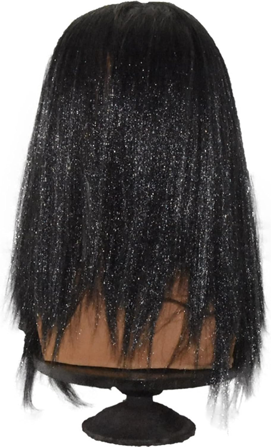 Witch Mask, Horror Witch Mask with Hair Halloween Old Women Scary Latex Witch Mask Cosplay Costume Party Prop (Color : A) image number 2