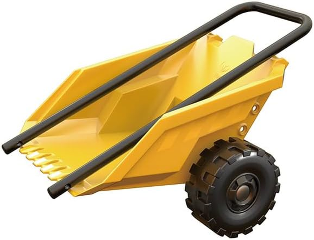 Hape Construction Sand Toy Dumper Set &ndash; 5-Piece Kids Playset with Dumper, Digger Bucket & Bulldozer &ndash; Beach & Sandbox Toys for Digging, Scooping & Construction Play