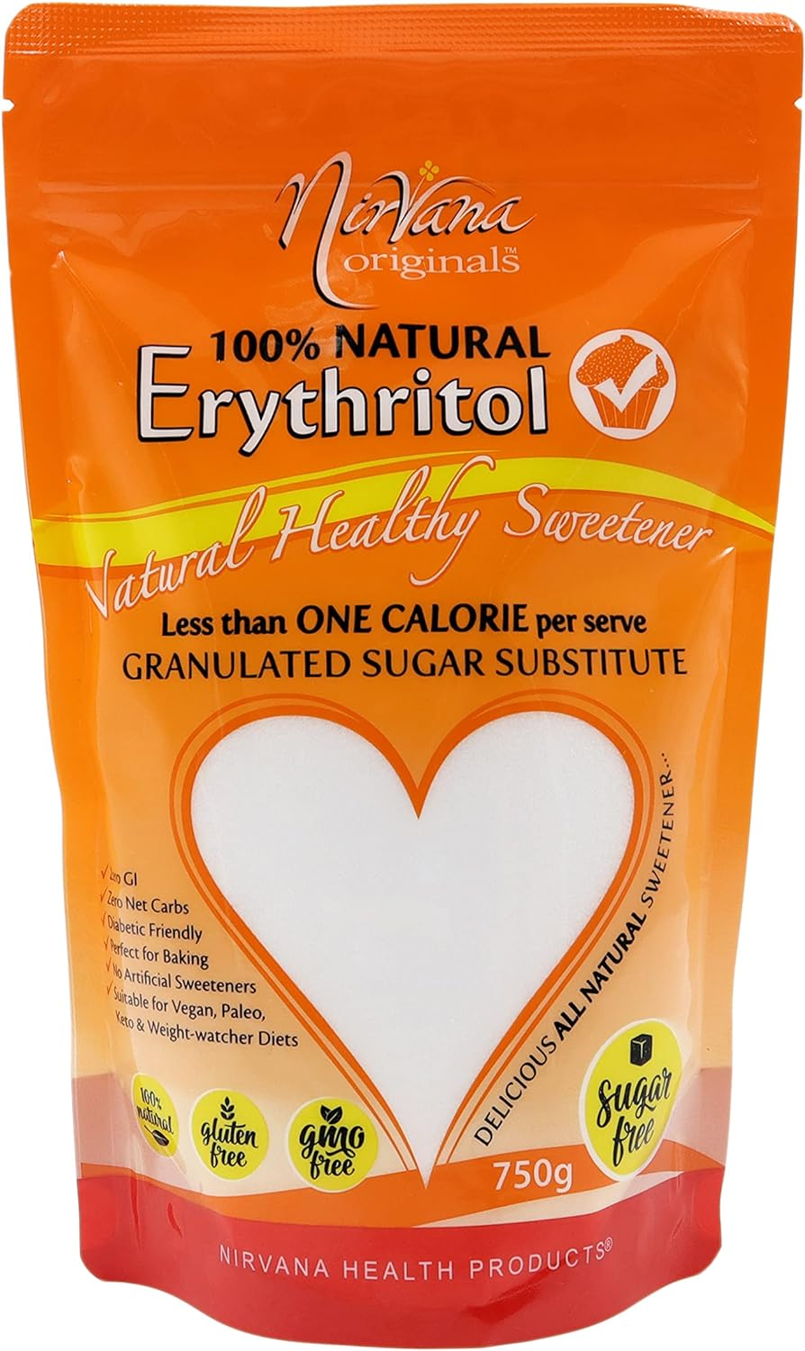 Nirvana Organics Erythritol Natural Sweetener 750 G Pouch