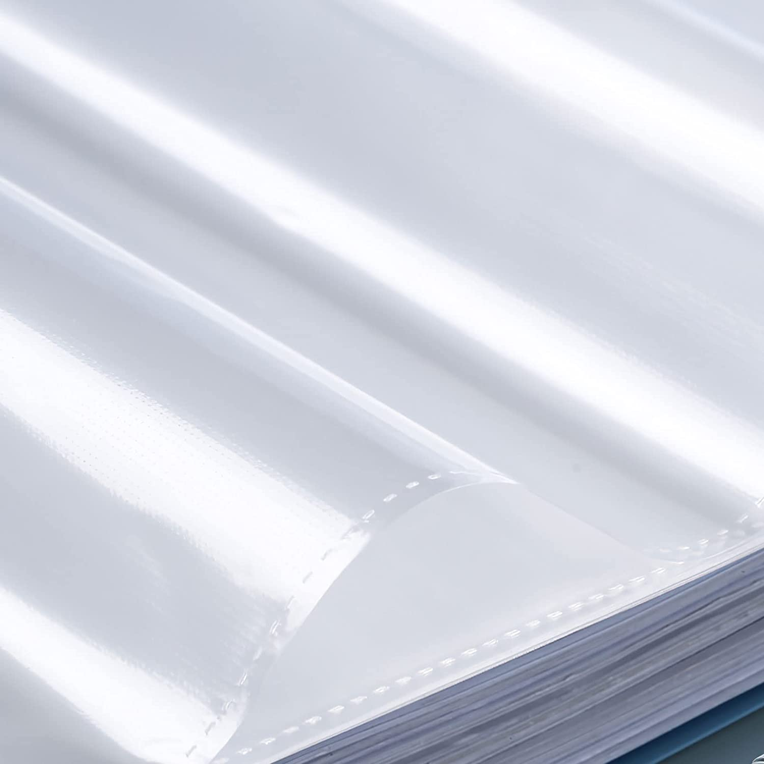 Binder with Plastic Sleeves 40/60/80 Pocket Bound Sheet Protector Presentation Book, Display Book, for A4 Size Inserts (40 Pocket, Blue)