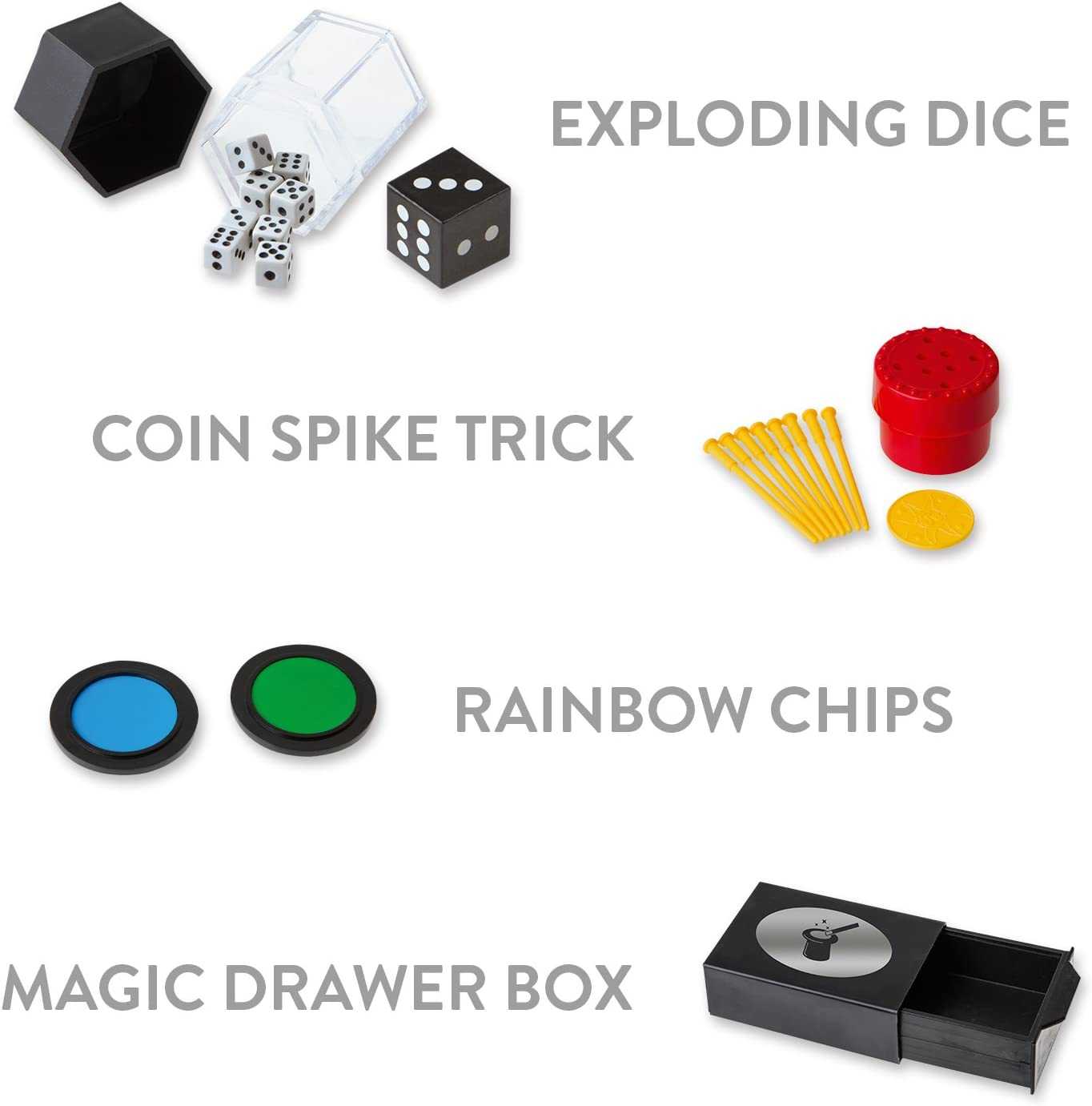 Mastermagic Magic Kit - Easy Magic Tricks for Children - Learn over 350 Spectacular Tricks with This Magic Set - Ideal for Beginners and Kids of All Ages! image number 6