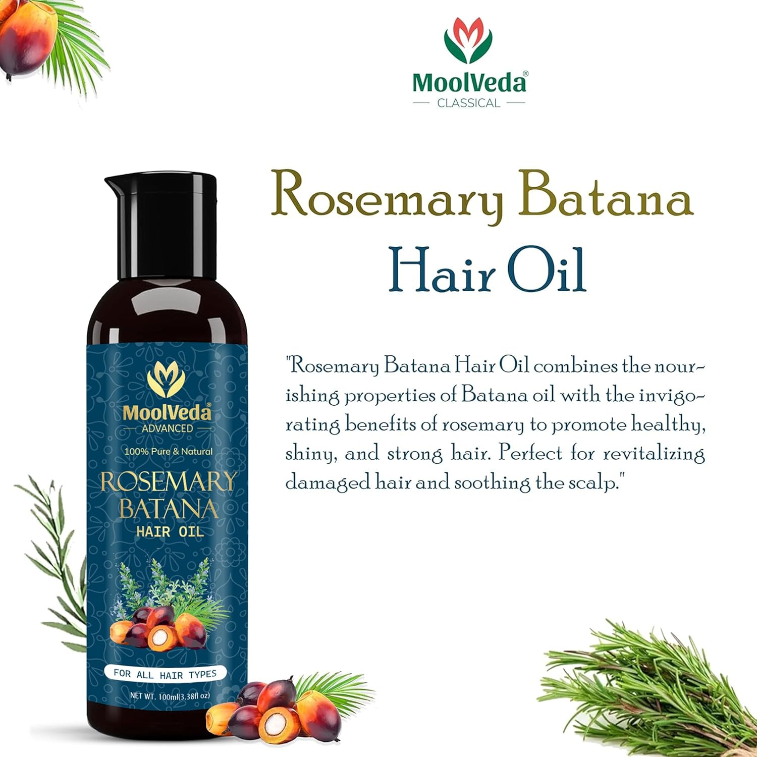 Rosemary Batana Oil 3.38 Fl Oz (Pack of 1) image number 6