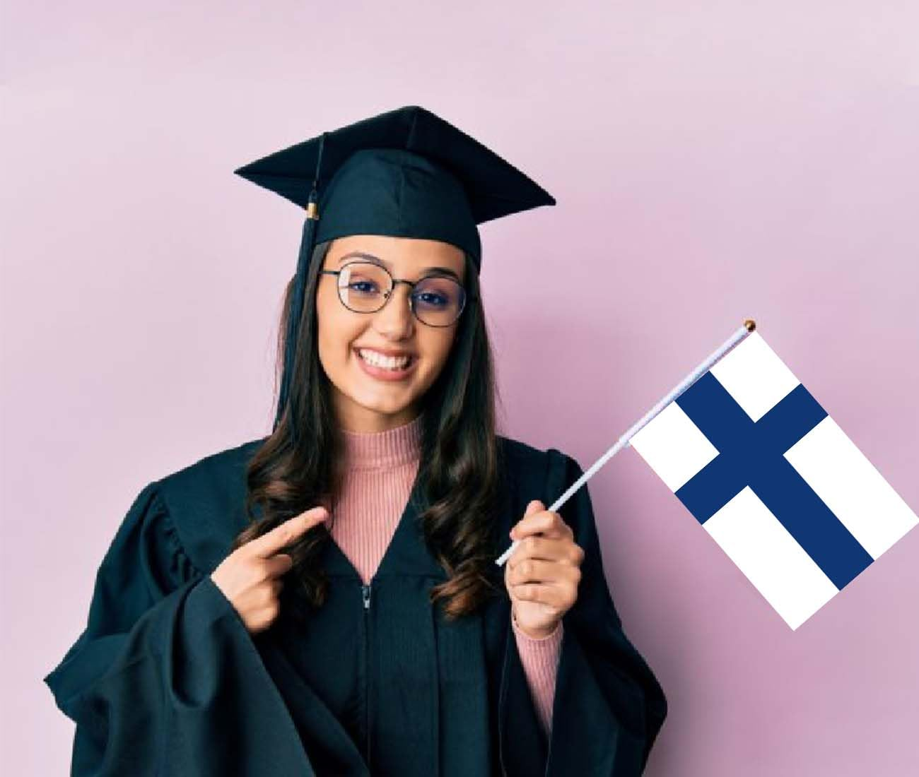 10 PCS Finland Handheld Small Flag, Finns Hand Held Mini Decor Decoration Banner image number 3