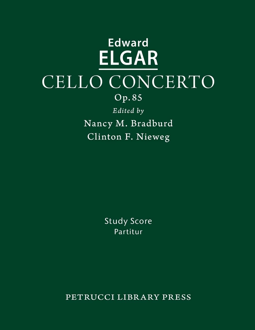 Cello Concerto, Op.85: Study Score