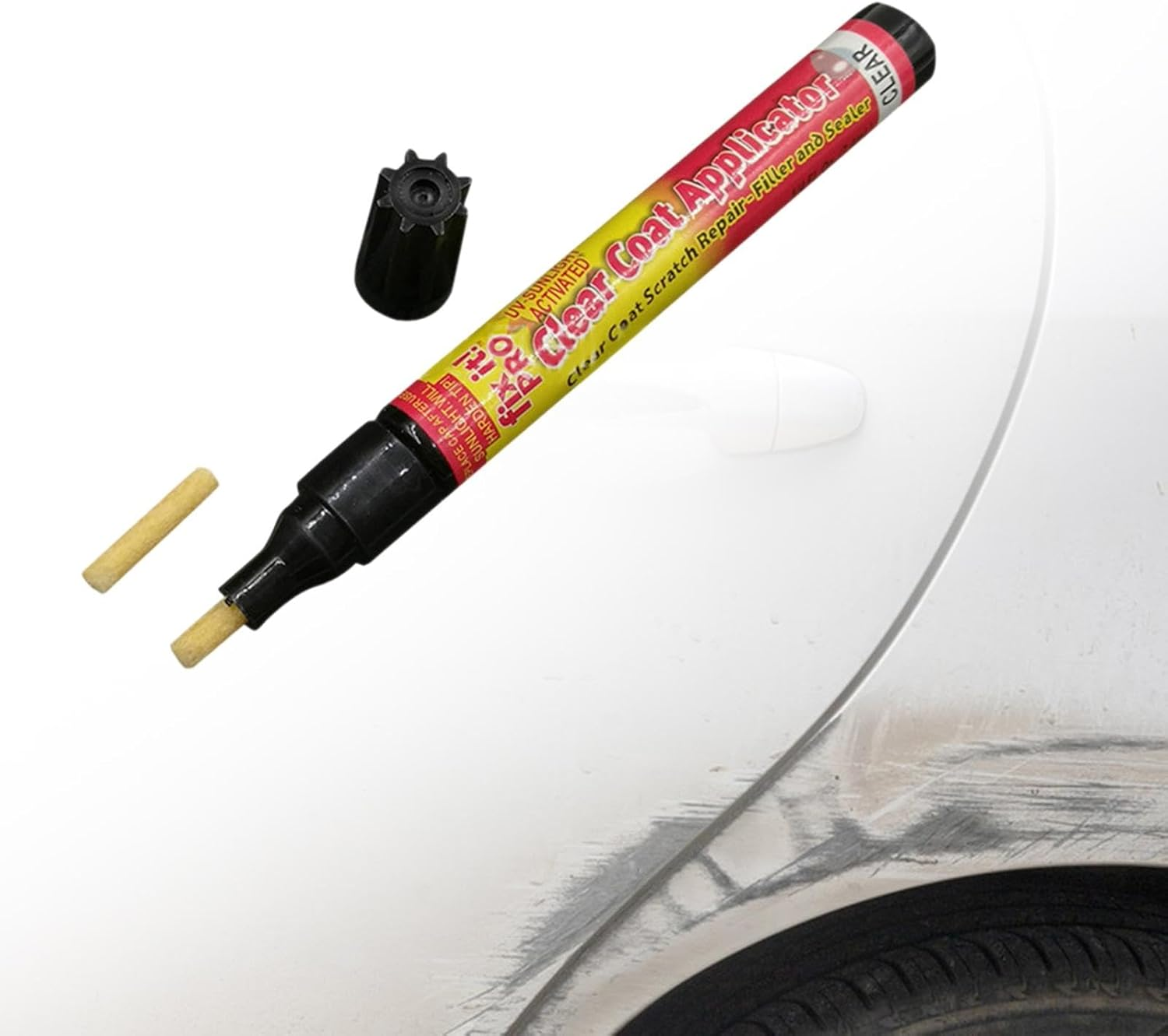 Car Paint Scratch Repair Pen Polishing Pen Colorless Clear Auto Scratch Remover Pen image number 4