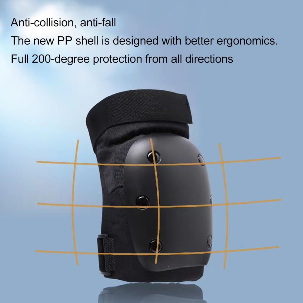 Kids/Adult/Youth Knee and Elbow Pads ,Wrist Guards for Adult Kids 6 in 1 Protective Gear Set for Skateboarding Biking Roller Skating Cycling Outdoor (Medium, Pink) image number 6