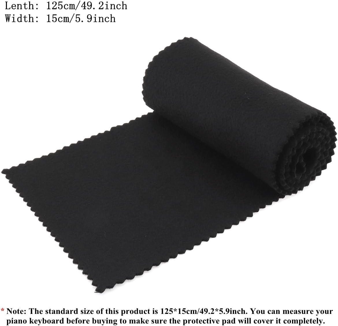 Origlam Piano Keyboard Cover, Keyboard Dust Cover, Anti-Dust Cover Key Cover Cloth for 88 Keys Electronic Keyboard, Digital Piano, Yamaha, Casio, Roland, Consoles image number 1