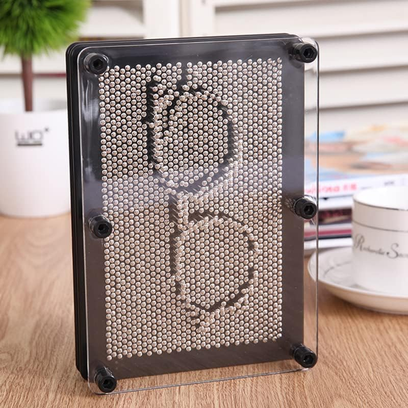 3D Metal Pin Art Board Classic Picture Maker Desk Toys Frame Impression Gadget, Available in Large & Medium Sizes, Perfect Desk Accessory for Home or Office image number 6