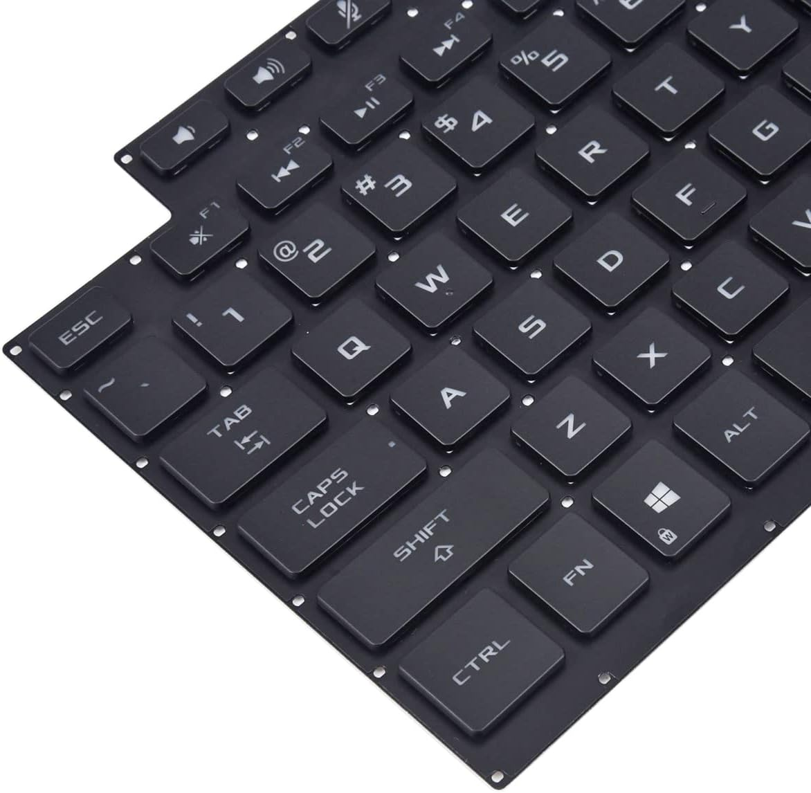 Replacement Keyboard for ASUS ROG Zephyrus G14 GA401 GA401I GA401IV GA401Q GA401QM GA401U Series Laptop, Zephyrus G14 Replacement Keyboad Wih Backlit US Layout 8037B0169701 image number 3