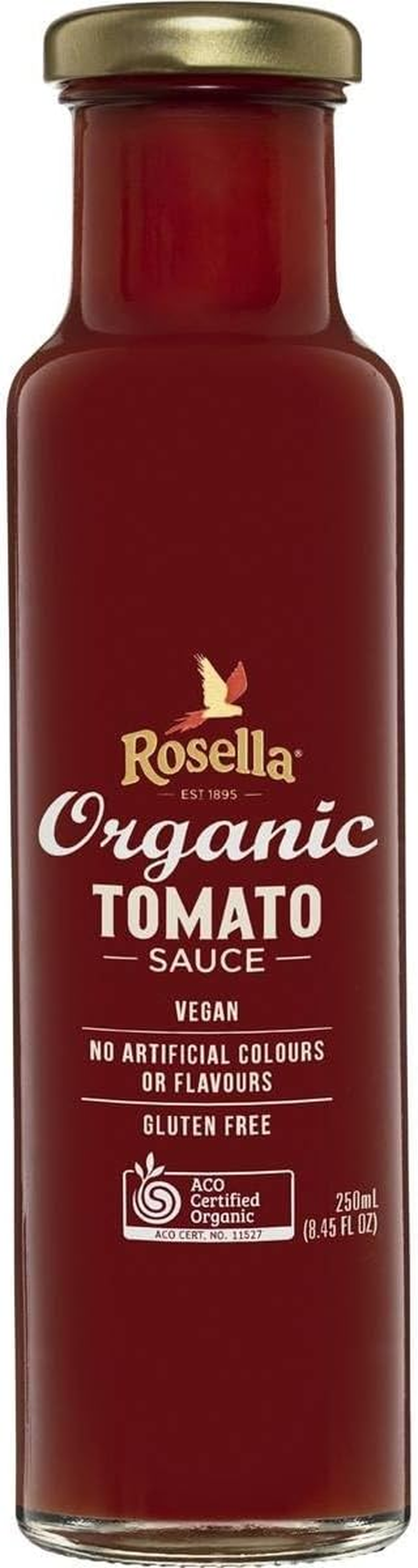 Rosella Organic Tomato Sauce 250 Ml image number 1