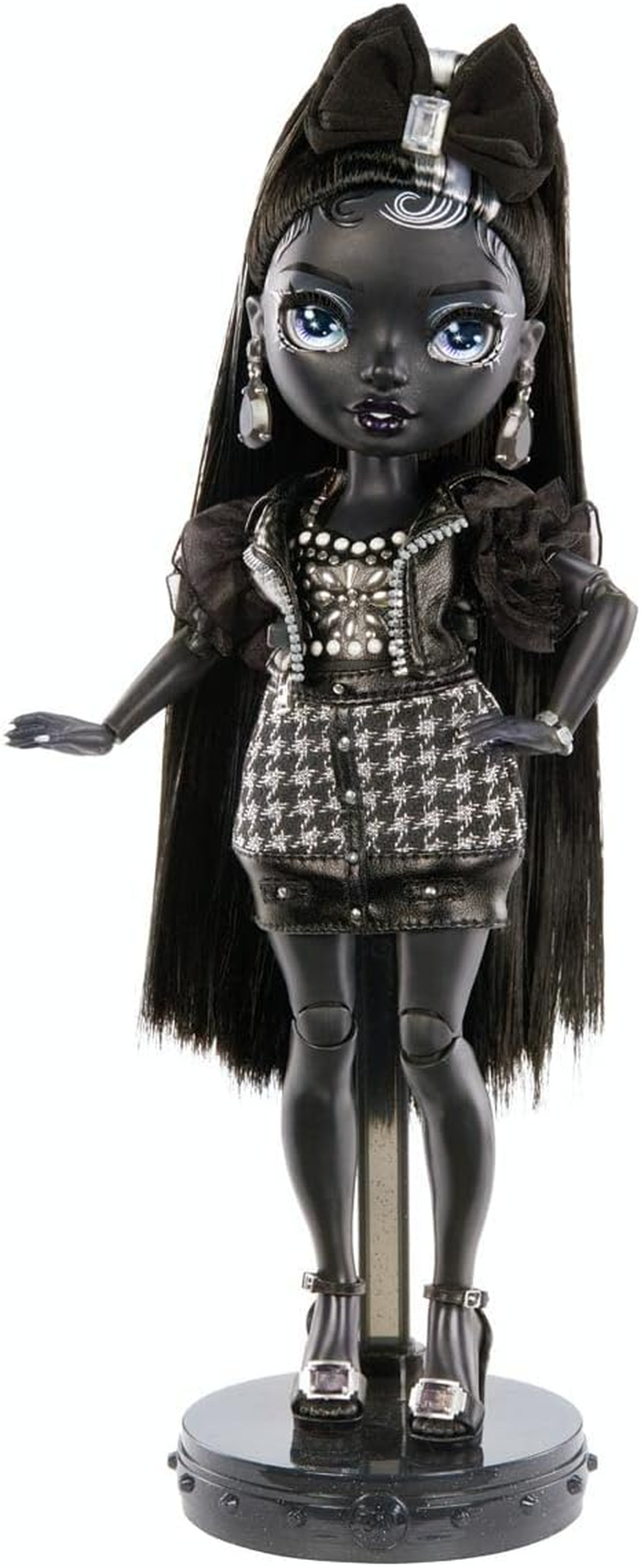 RAINBOW HIGH Shadow High Series 1 Shanelle Onyx- Grayscale Fashion Doll. 2 Black Designer Outfits to Mix & Match, Great for Kids 6-12 Years Old and Collectors, Multicolor (583554EUC) image number 1