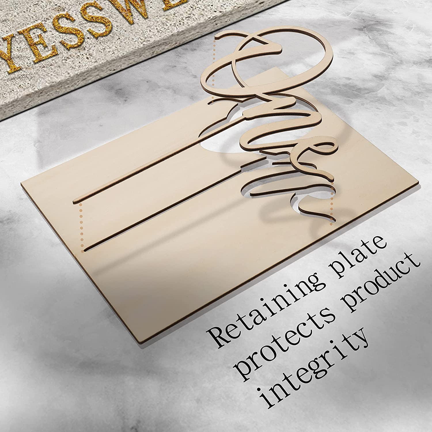 First Birthday Smash Cake Topper - 1St Birthday Wooden Topper for Photo Booth, Party Decoration image number 1