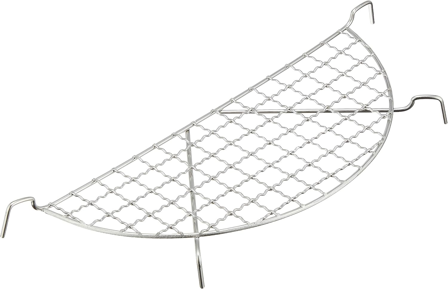 Endoshoji ATV04030 Commercial Crimp Eye, Half Moon Shape, Tempura Rack, 11.8 Inches (30 Cm), Stainless Steel image number 1