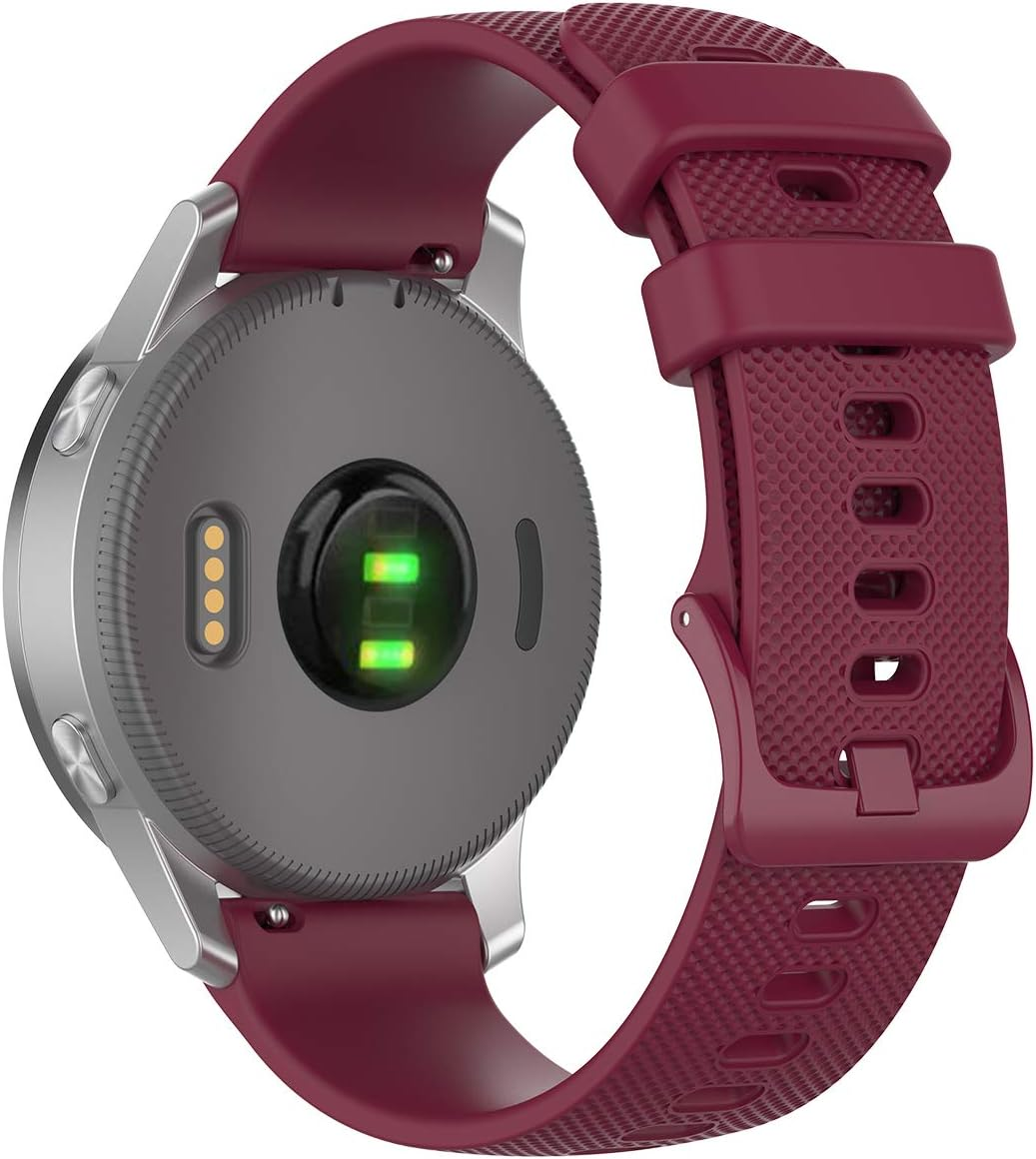 Tencloud 6-Pack Bands Intended for Garmin Venu 2 plus Venu SQ 20Mm Wrist Strap Quick Release Waterproof Soft Silicone Band Intended for Venu Sq Music Smartwatch image number 3