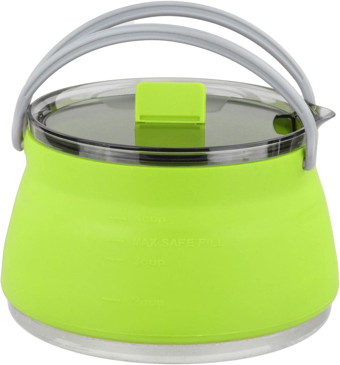 Silicone Collapsible Camping Cook Pot Cookware Folding Kettle Teapot Lightweight Pot Kettle for Outdoor Camping Hiking and Picnic image number 1