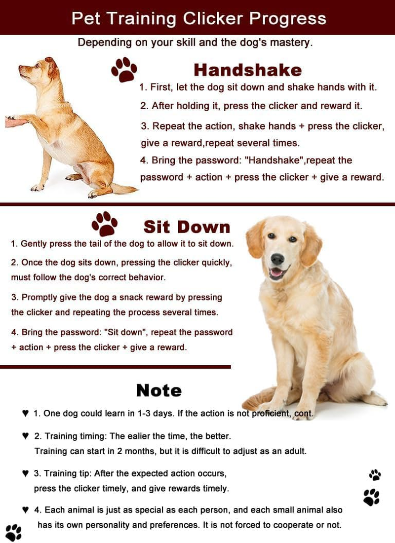 Pet Training Clicker with Wrist Strap - Dog Training Clickers (New Black + Blue)