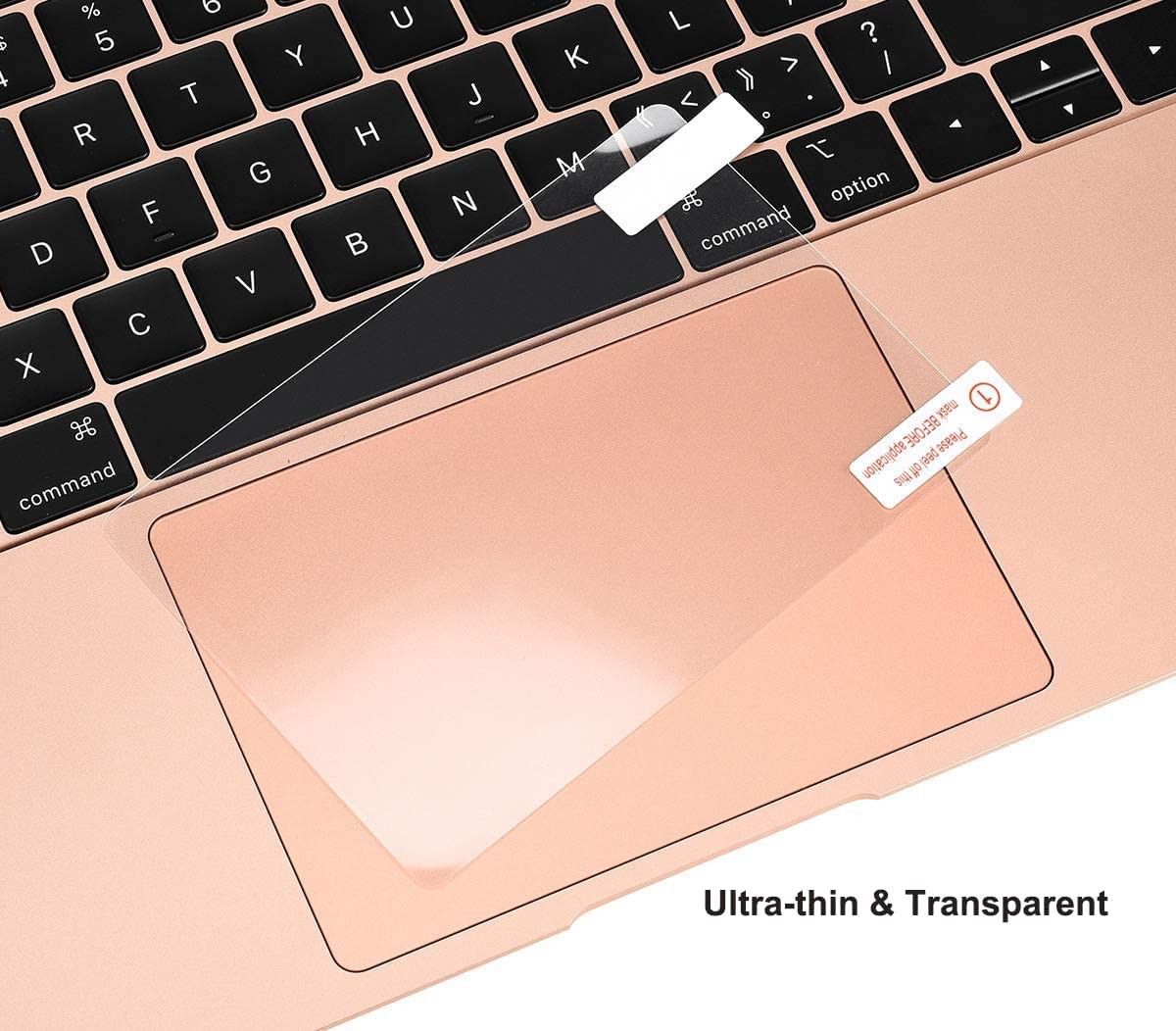 [2PCS] Trackpad Protector Skin for 2021 2020 Macbook Air 13 Inch A2337 M1 A2179 A1932 Touch Pad Cover Skin Anti-Scratch Anti-Water for Macbook Air 13 Inch A2337 A2179 A1932 Touch ID Accessories, Clear image number 3