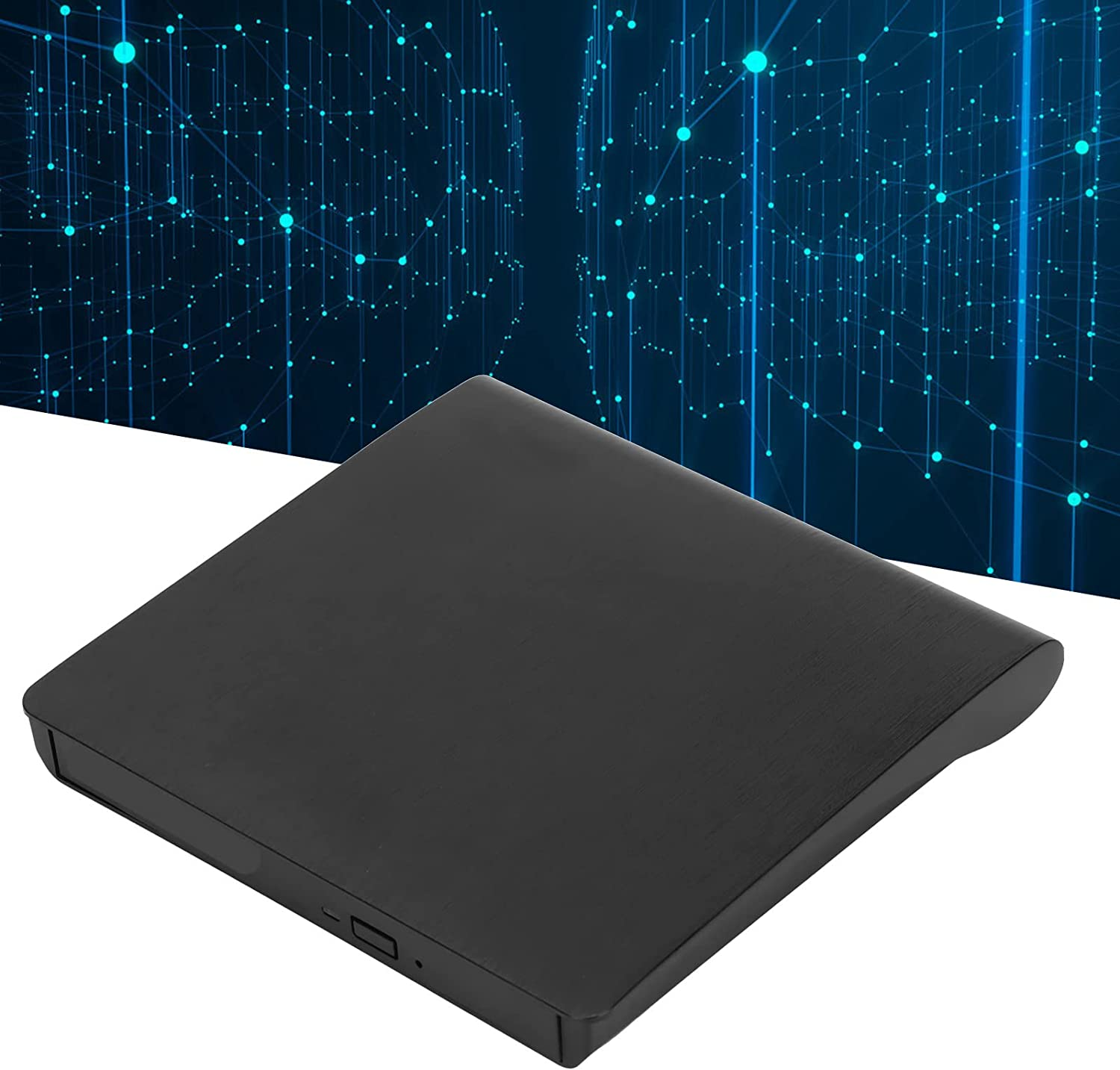 External DVD Drive Enclosure, USB3.0/USB2.0 Portable DVD Drive Case SATA I SATA II, 5Gbps DVD Drive Enclosure for 12.7Mm/9.5Mm SATA DVD RW Drive image number 3