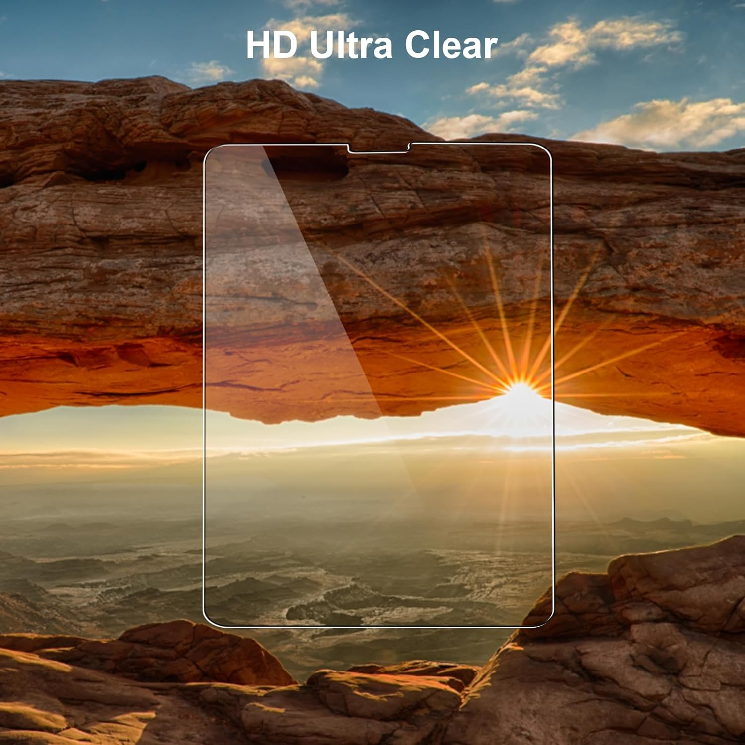 Avakot 2 Pack Ipad Pro 12.9 Screen Protector | Tempered Glass Film Compatible with Ipad Pro 12.9 Inch 5Th/4Th/3Rd Generation | Anti- Scratch Sensitive Hardness Screen Protector for Ipad Pro 12.9 image number 4