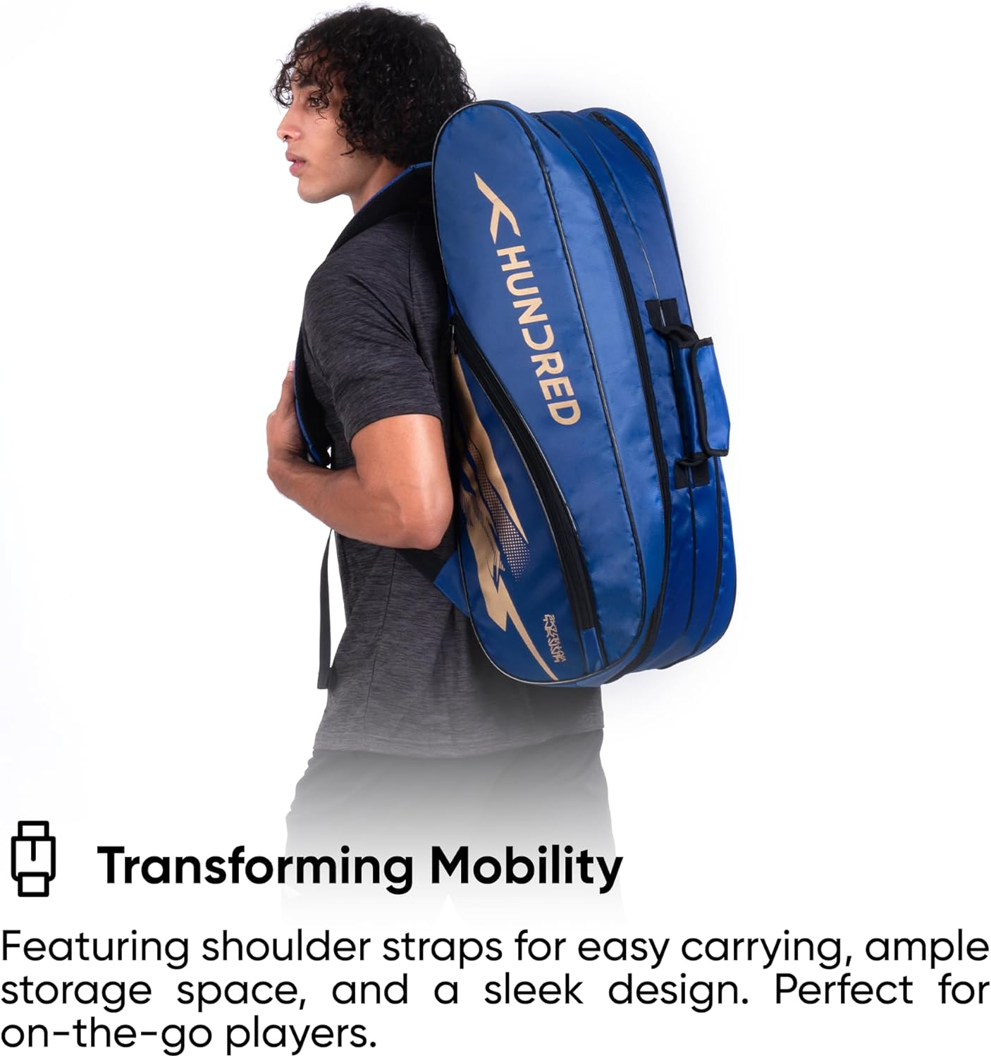 Hundred Cosmogear Badminton Kit-Bag - Navy image number 7