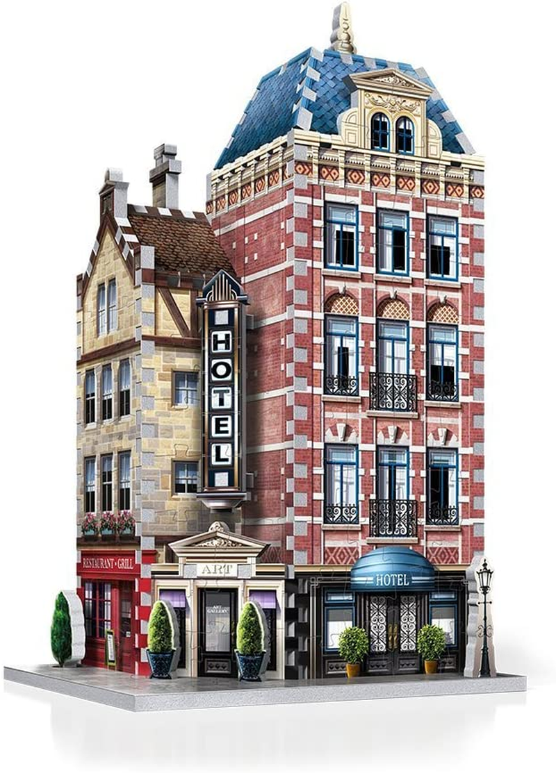 Wrebbit 3D Urbania: 3D Hotel 295 Pieces Jigsaw Puzzle image number 6