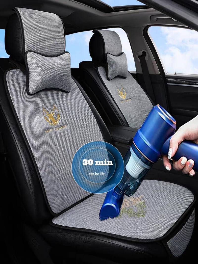 Car Vacuum Cleaner Cordless, Rechargeable Handheld Vacuum&Air Duster, 9000PA Suction 120W Wet/Dry Use Portable Vacuum Cleaner with Multi-Nozzles and Floor Brush for Vehicle/Home/Office image number 4