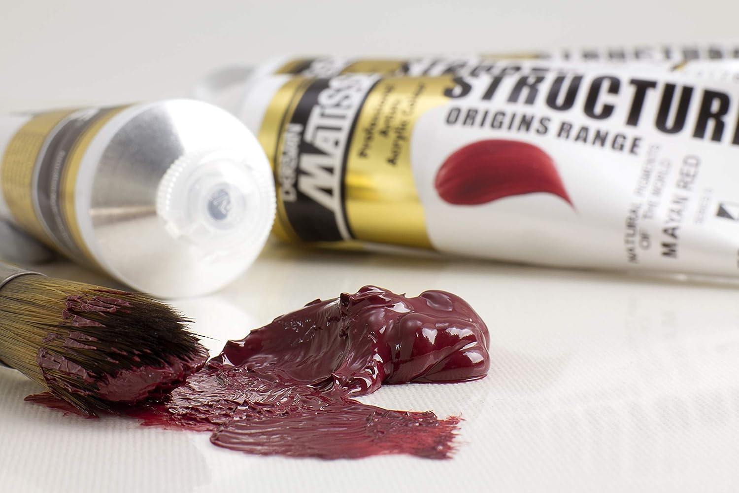 Derivan Matisse Structure Acrylics Paint 75 Ml, Ivory Black