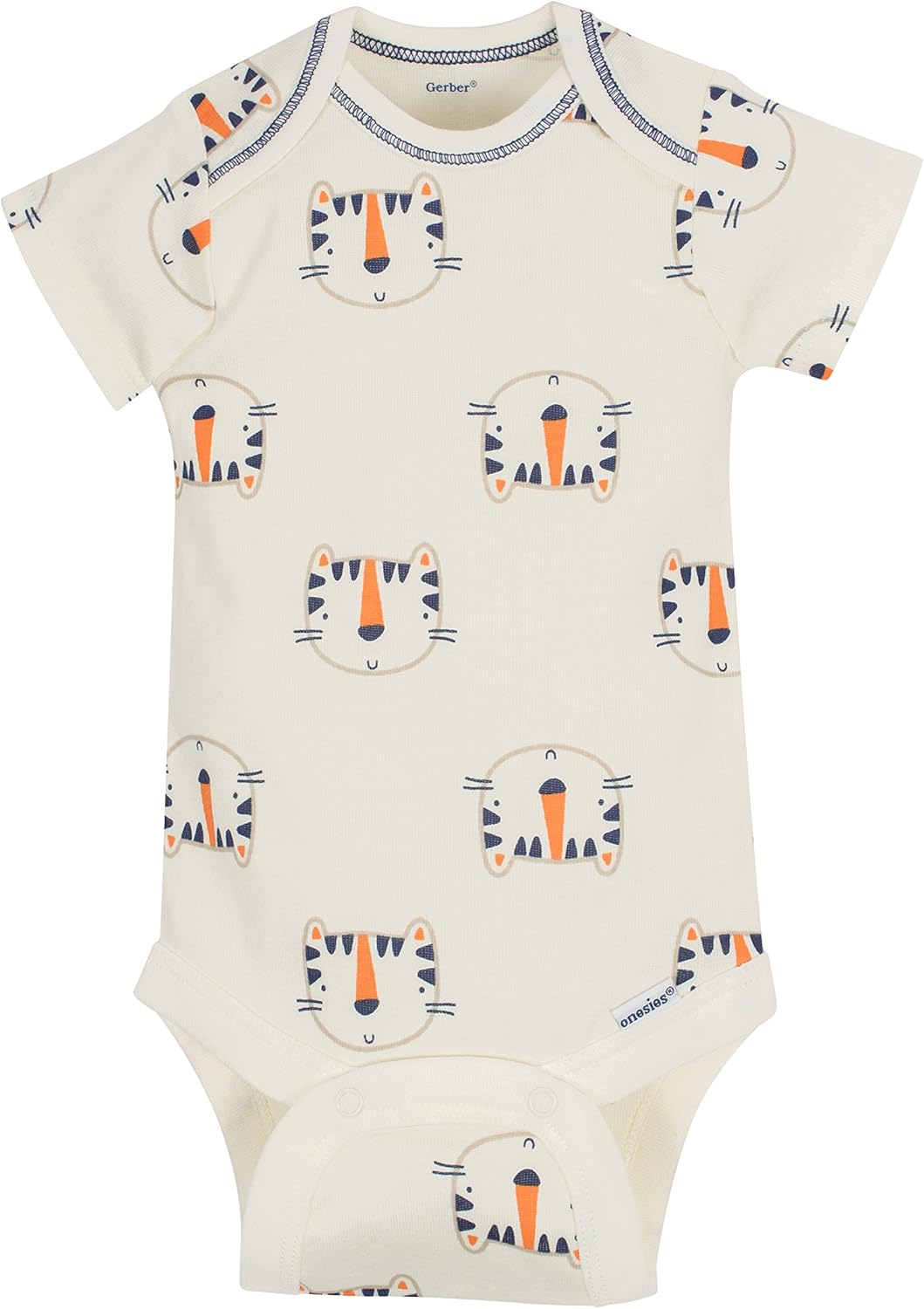 Gerber Baby-Boys 5-Pack Variety Onesies Bodysuits Short Sleeve Baby-Unisex-Bodysuits image number 4