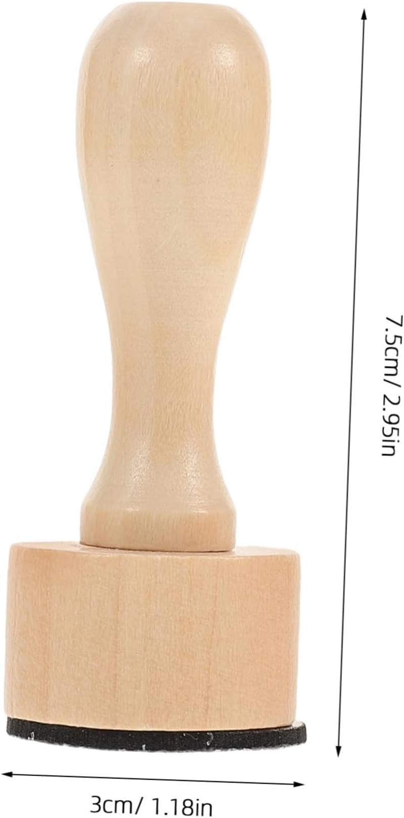 Nail Stamper Tool Set with Wooden Handle Ink Blending and Cleaning Pad Clamping Design for Nail Care Suitable for Professional Salon and Home Use Versatile for Scrapbooking And image number 3