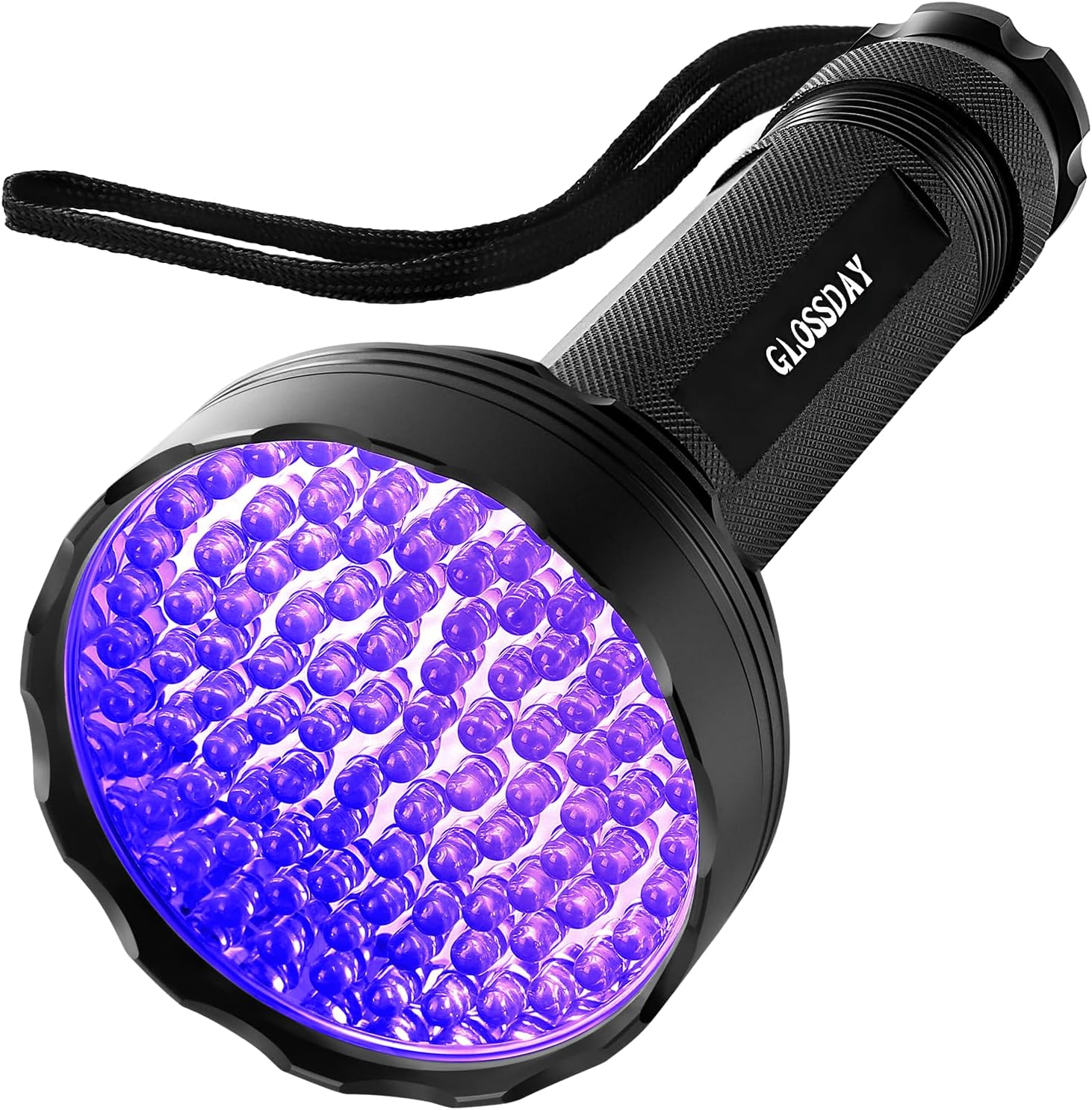 Blacklight Flashlight,128 LED UV Flashlights, Upgraded Bright Ultraviolet Flashlight Professional Black Light for Dog/Cat, Hunting Scorpions image number 1