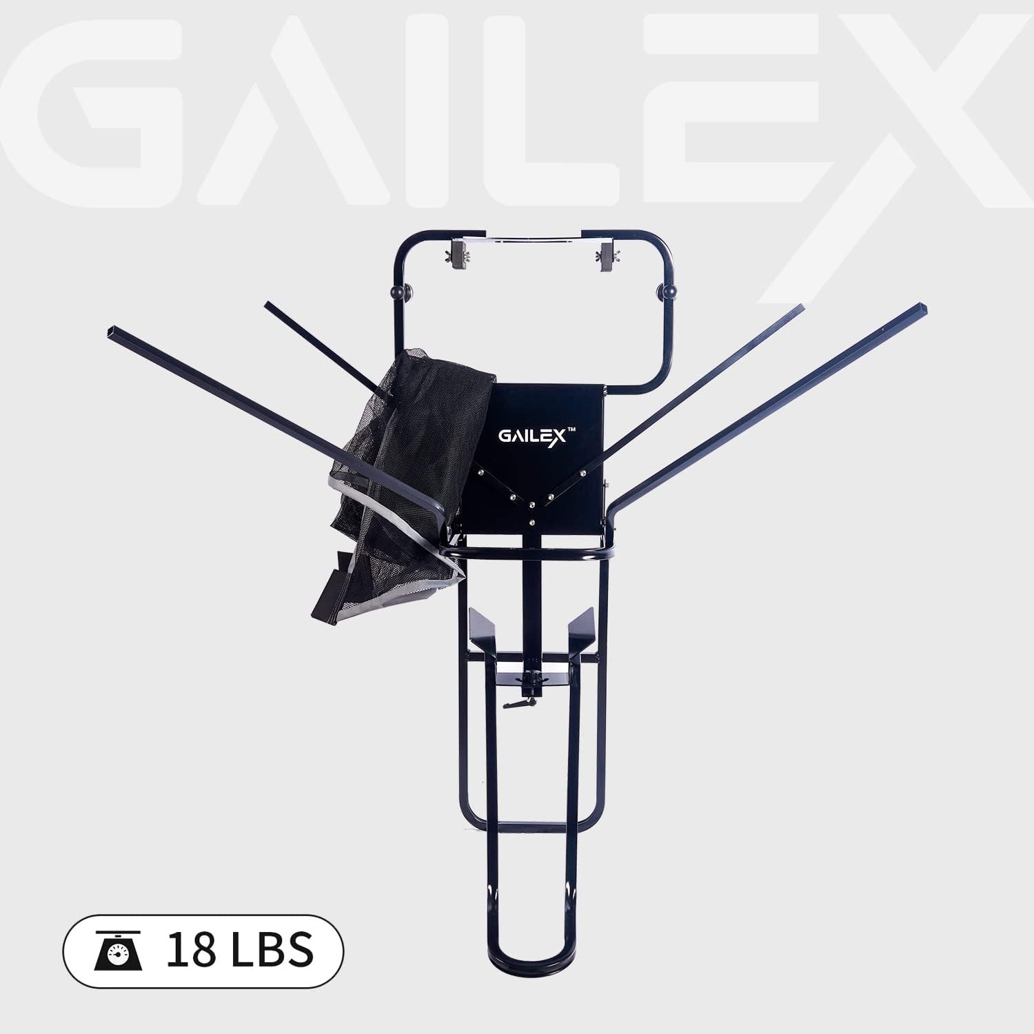 GAILEX Basketball Shot Return NET Apparatus Lightweight Suspended Aluminum Alloy Portable Automatic Return Chute Supports 180&deg;Rotating image number 4