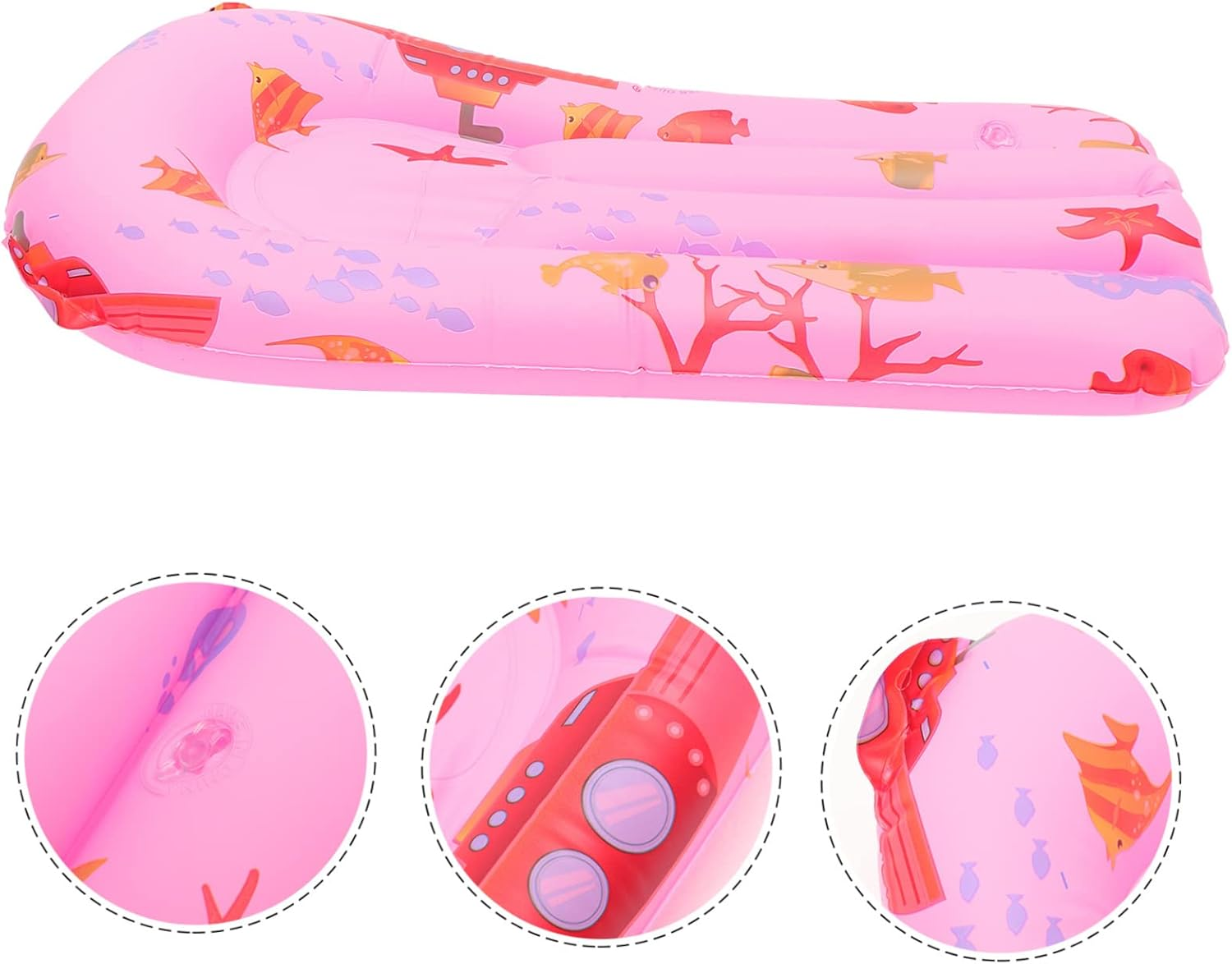 Inflatable Surfboard for Boys and Girls Swimming Pool Toy Outdoor Training PVC Kickboard Fun Pattern Design image number 4