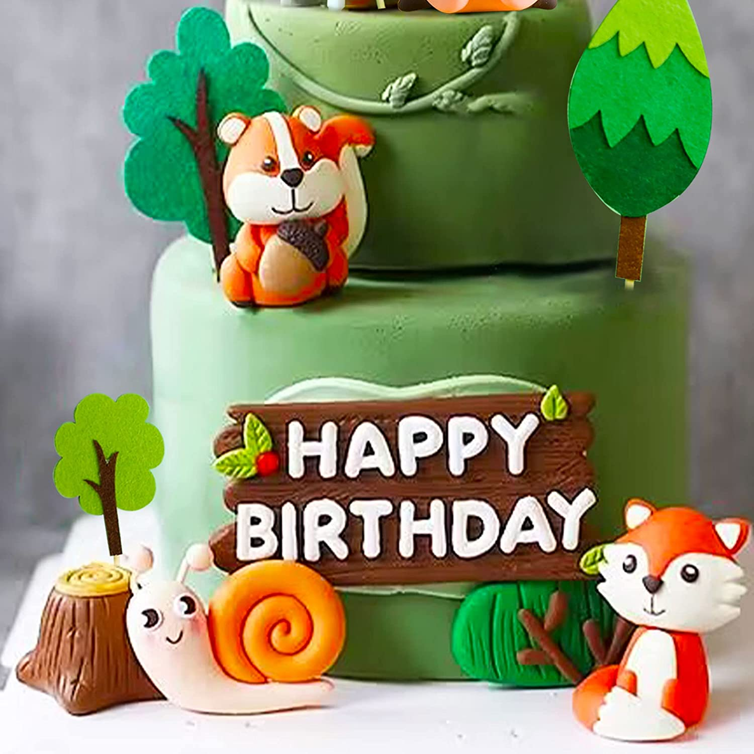 New Fox Hedgehog Cake Decoration (Yellow) image number 4