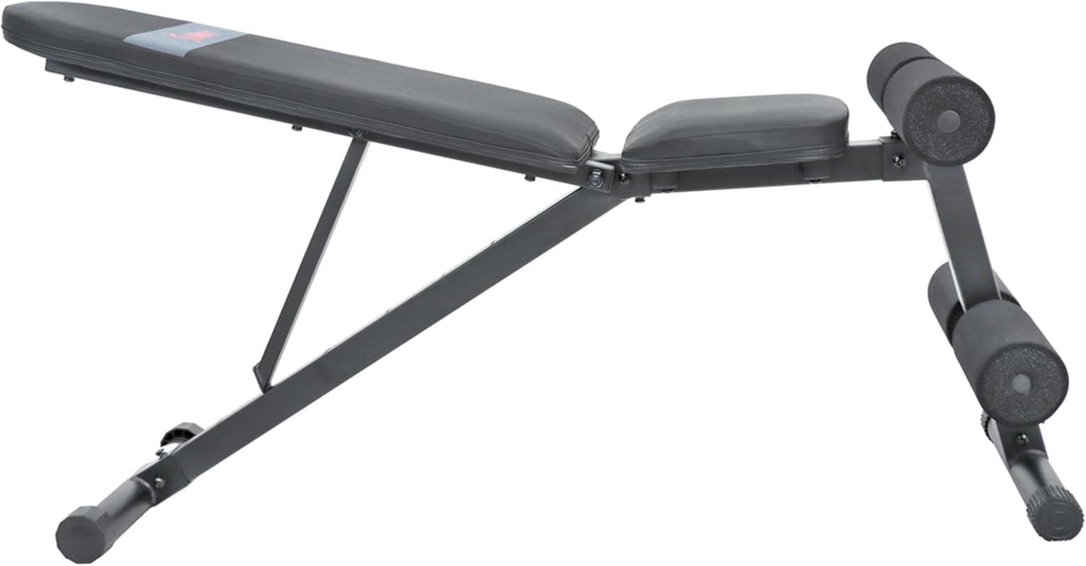 Sunny Health & Fitness Adjustable Multi-Function Incline Decline Weight Bench for Full Body Workout, Chest Exercise, Strength Training, Home Gym - SF-BH620038