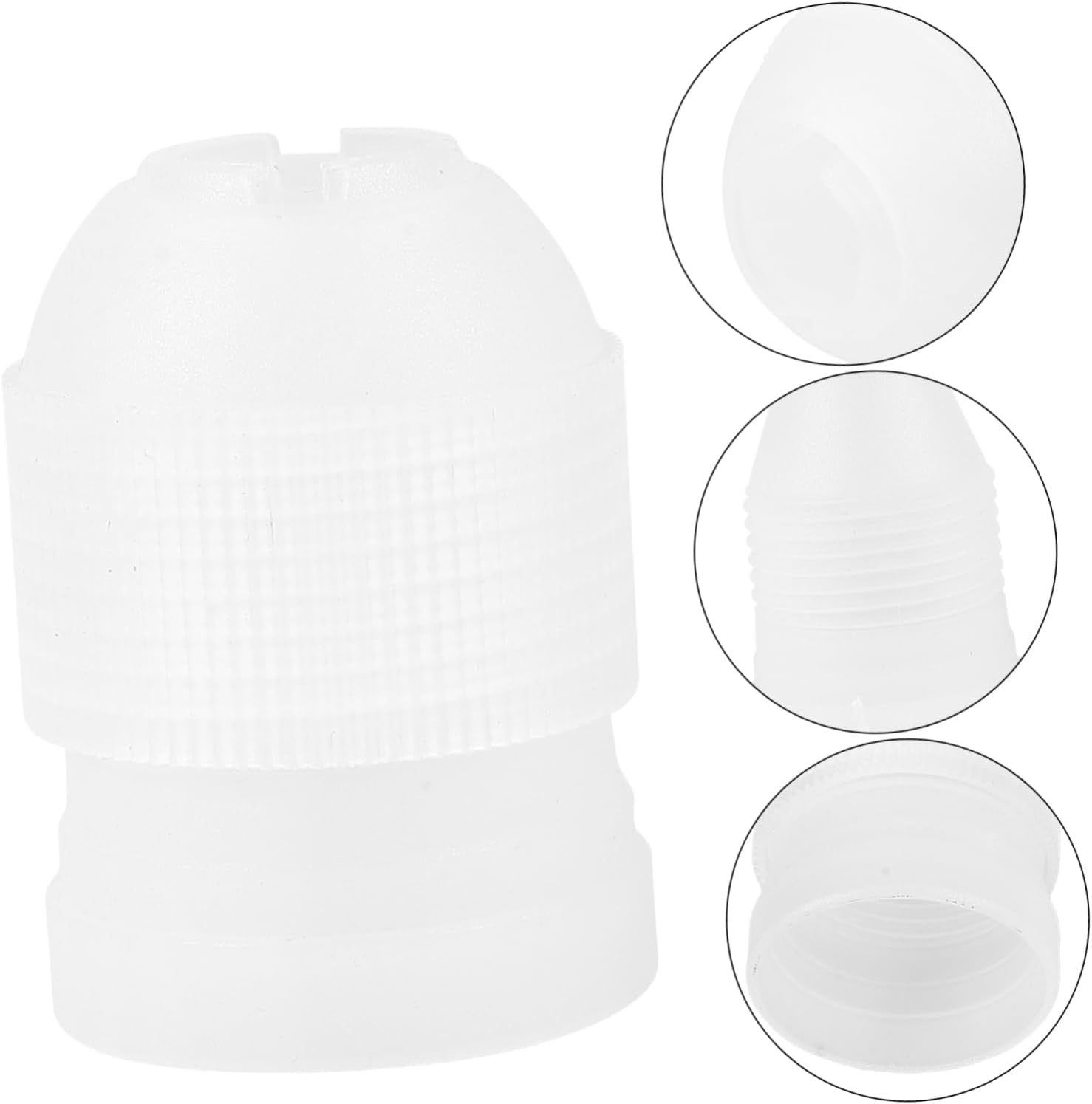 SHOWERORO 20Pcs Cake Decorating Piping Couplers Baking Tool Adapter Cake Piping Bag Tips Easy to Use for DIY Desserts image number 5