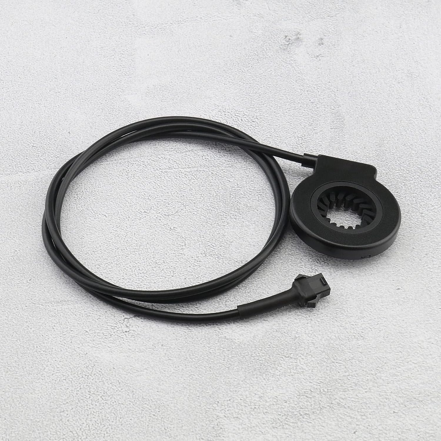 Ecsing Electric Bicycle Pedal KT-V12L 12 Magnets Dual Hall Assist Sensor PAS Pedal System 3Pin SM Plug Cadence Speed E-Bike Sensor Accessories Black ABS image number 5