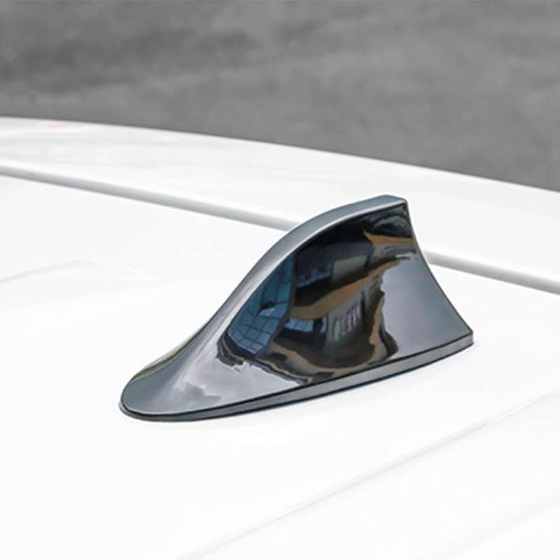 AIMALL Universal Car Roof Radio AM/FM Signal Shark Fin Aerial Antenna, Stylish Roof Mount, Easy Installation, Compatible with Most Vehicles, Durable ABS Material image number 2