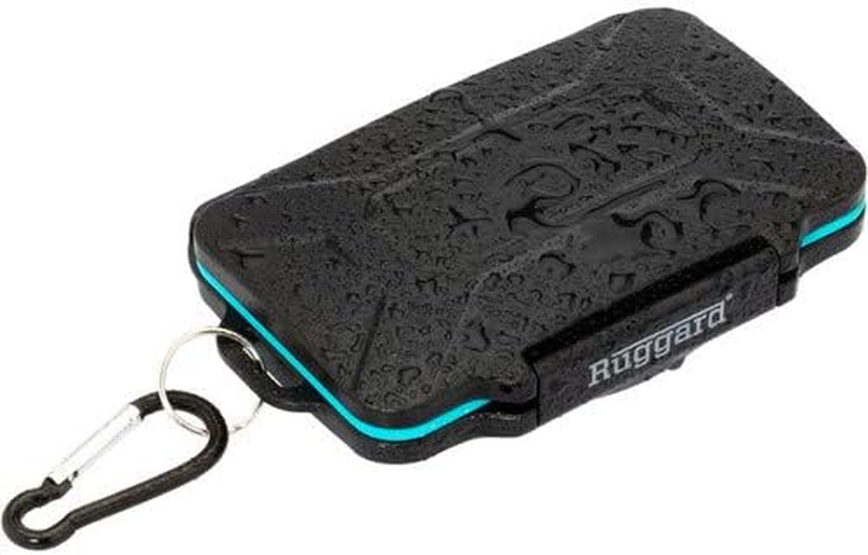 Ruggard Leda Memory Card Case for SD & Microsd Cards (Black) image number 5