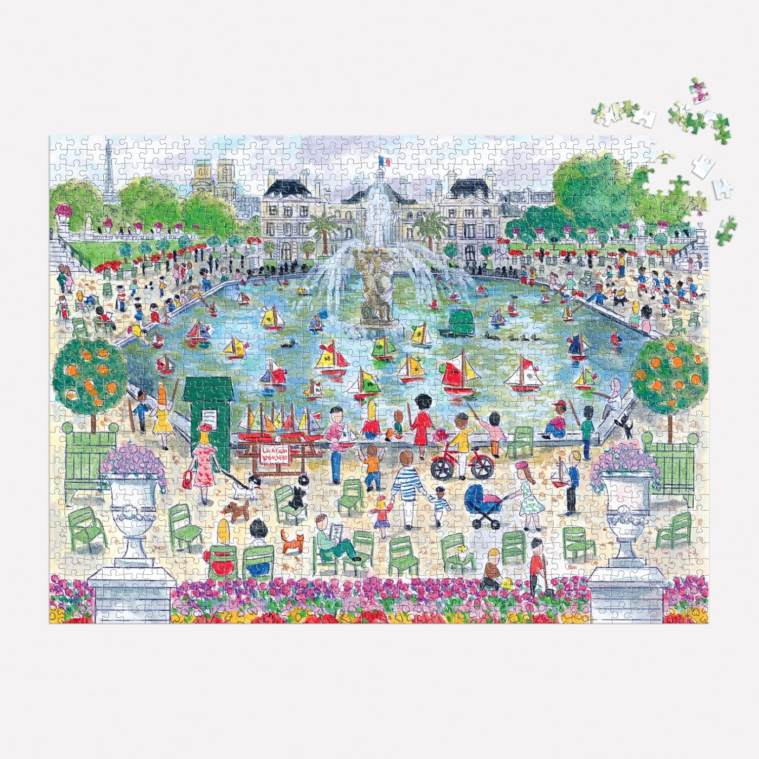 Michael Storrings Springtime in Paris Puzzle: 1000 Pieces image number 2
